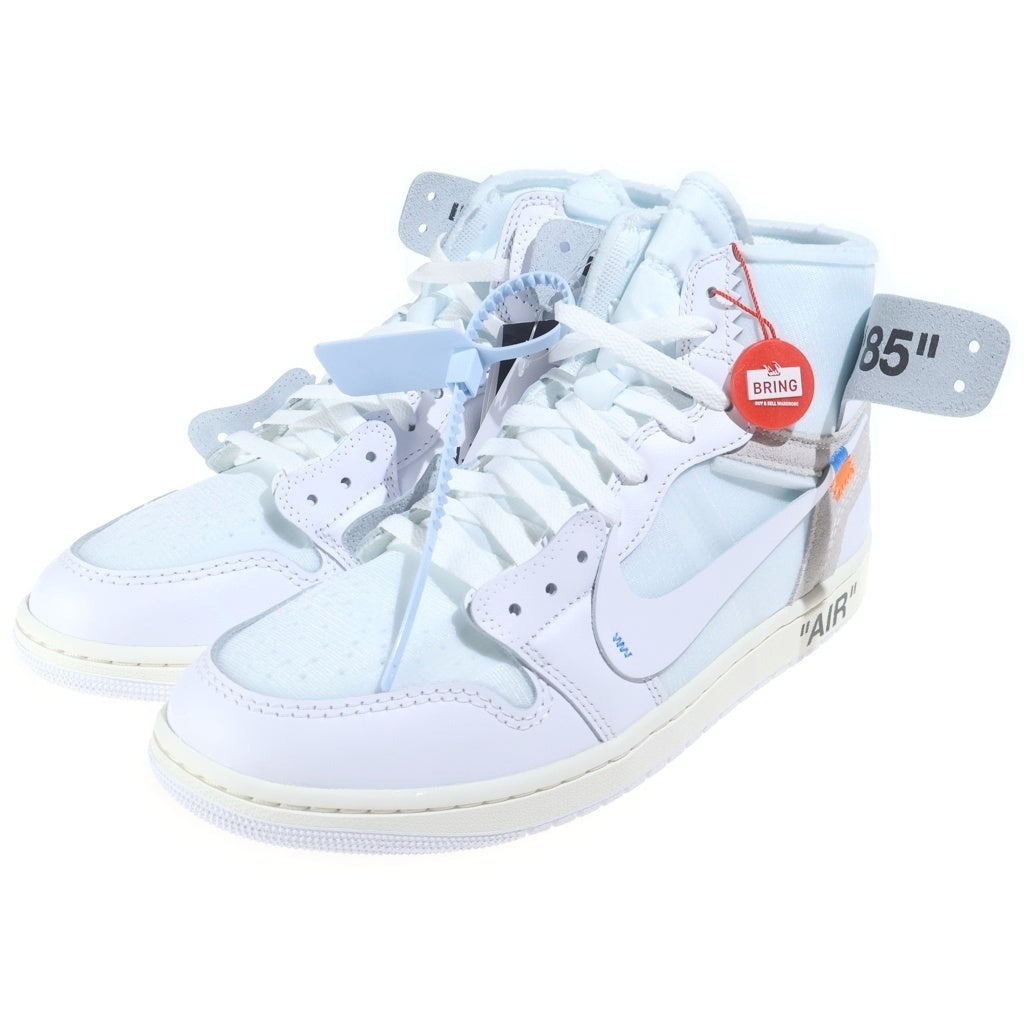 NIKE(ナイキ) ×V.A.A AIR JORDAN 1 RETRO HIGH OG ALASKA AA3834-100 エアジョーダン1 ヴァージルアブローアーカイブ アラスカ ハイカットスニーカー US10/28.0cm ホワイト