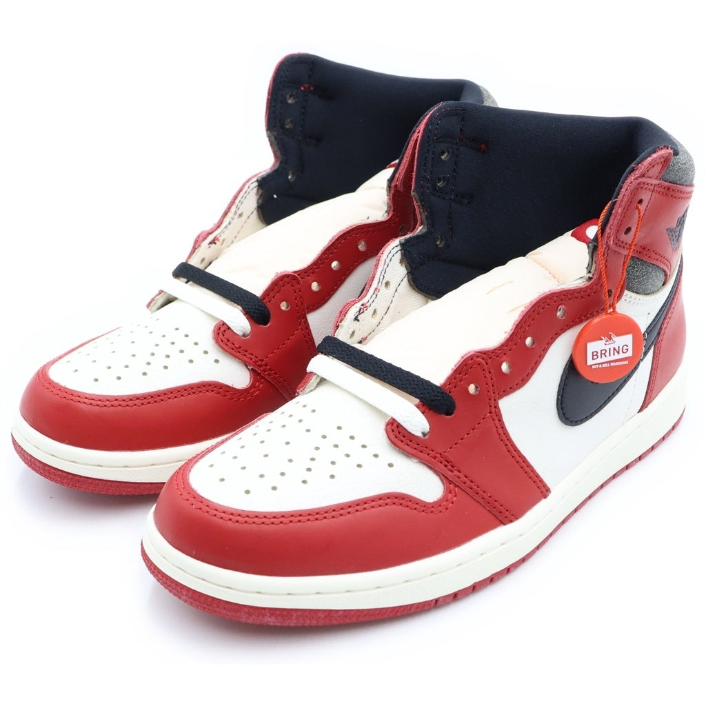 NIKE(ナイキ) AIR JORDAN 1 HIGH OG LOST & FOUND CHICAGO DZ5485-612 エアジョーダン1 ロスト&ファウンド ハイカットスニーカー US8.5/26.5cm ブラック/ホワイト/レッド
