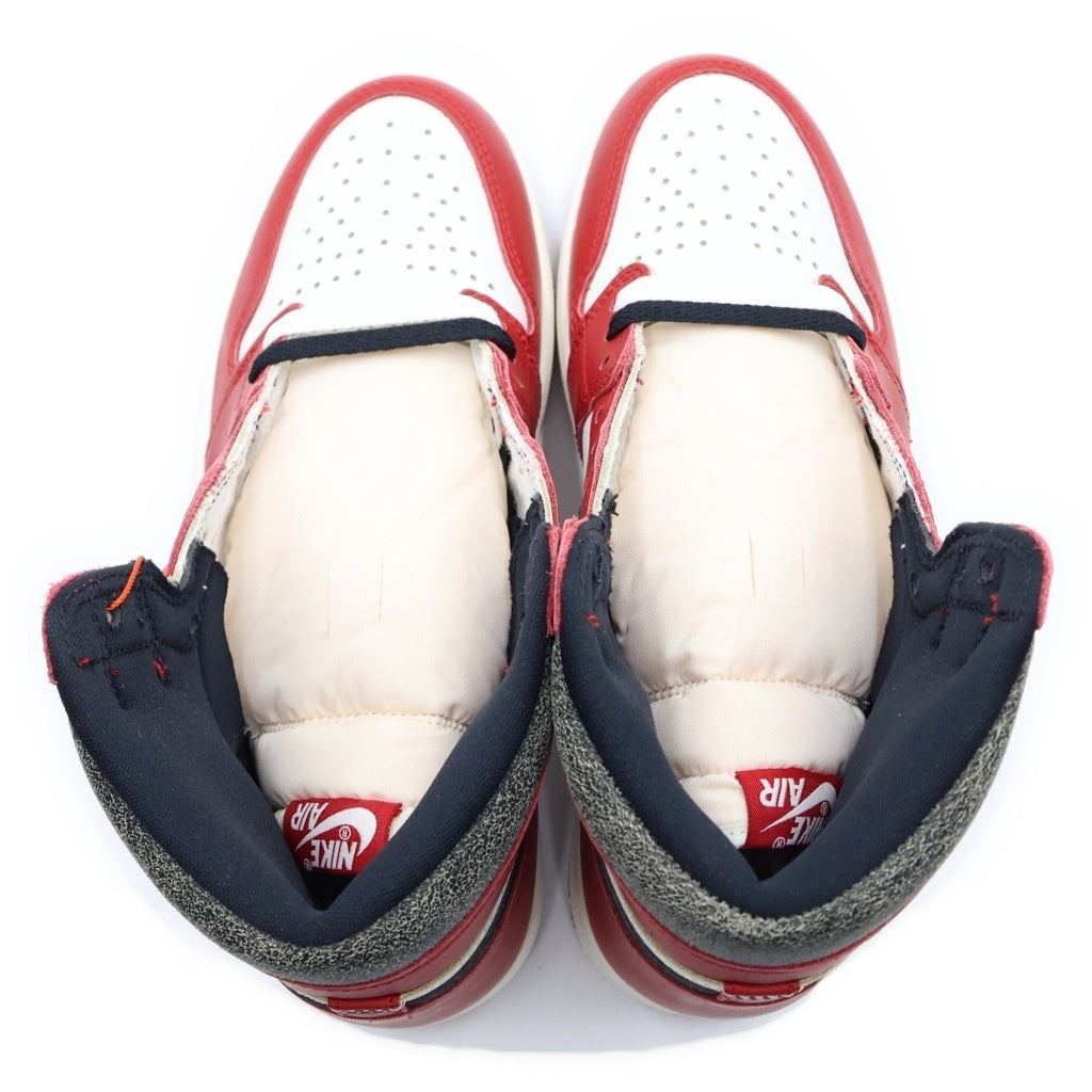 NIKE(ナイキ) AIR JORDAN 1 HIGH OG LOST & FOUND CHICAGO DZ5485-612 エアジョーダン1 ロスト&ファウンド ハイカットスニーカー US8.5/26.5cm ブラック/ホワイト/レッド