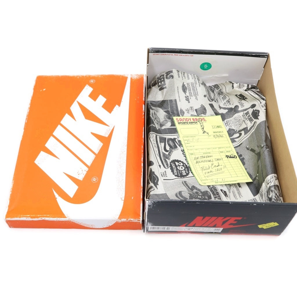 NIKE(ナイキ) AIR JORDAN 1 HIGH OG LOST & FOUND CHICAGO DZ5485-612 エアジョーダン1 ロスト&ファウンド ハイカットスニーカー US8.5/26.5cm ブラック/ホワイト/レッド