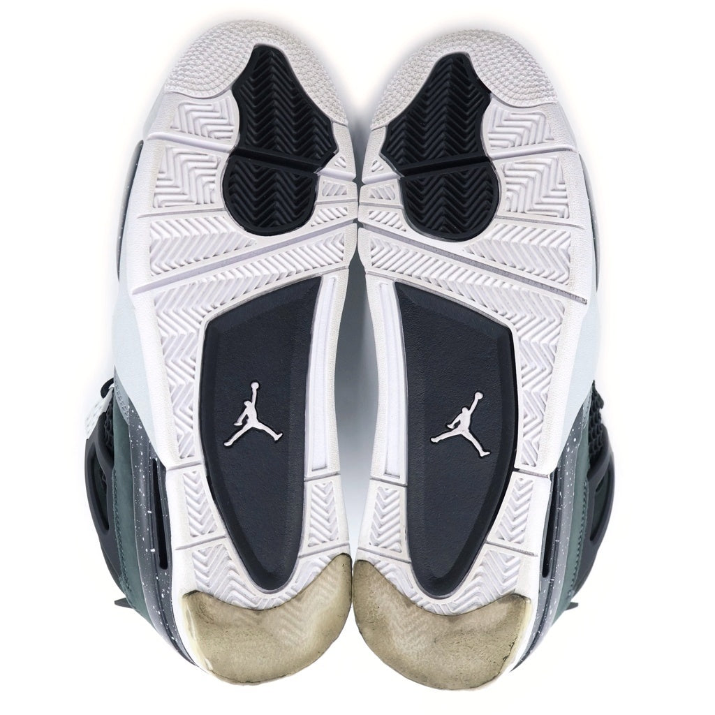 NIKE(ナイキ) AIR JORDAN 4 RETRO FEAR FQ8138-002 エアジョーダン フィアー ハイカットスニーカー US9.5/27.5cm ブラック/グレー