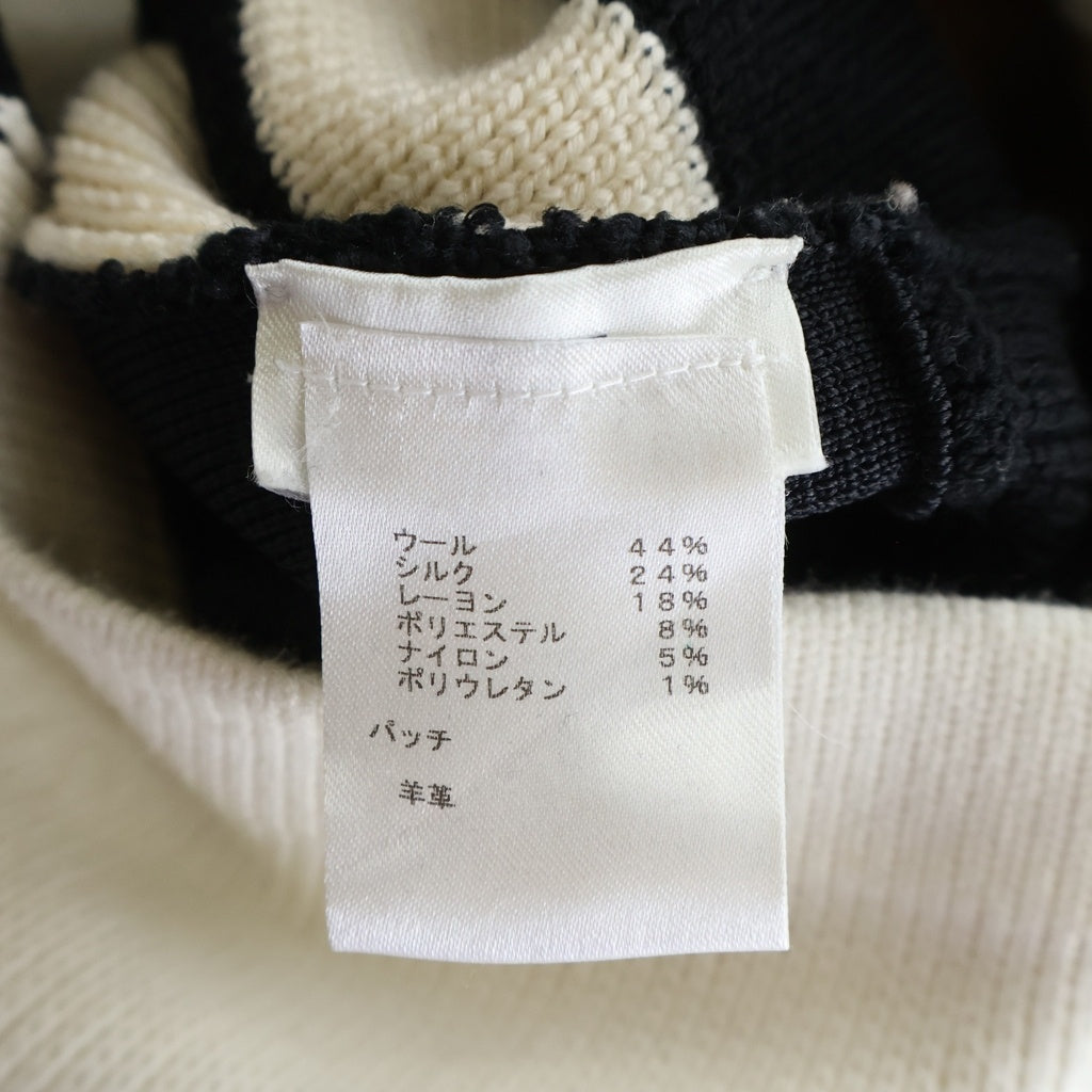 LOUIS VUITTON(ルイヴィトン) 19AW レザーパッチ ニット ワンピース FHKD98RZE マルチ レディース