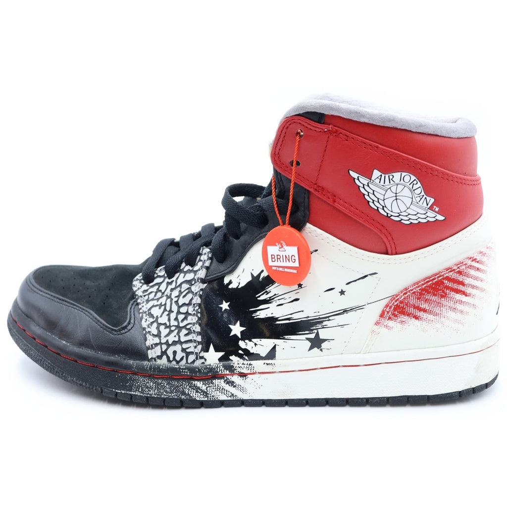 NIKE(ナイキ) ×DAVE WHITE AIR JORDAN 1 HIGH 464803-001 デイブ・ホワイト エアジョーダン1 ウィングス フォー ザ フューチャー ハイカットスニーカー US9.5/27.5cm ホワイト/レッド/ブラック
