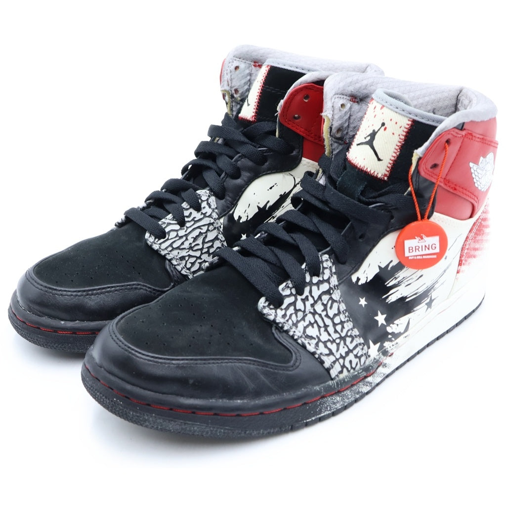 NIKE(ナイキ) ×DAVE WHITE AIR JORDAN 1 HIGH 464803-001 デイブ・ホワイト エアジョーダン1 ウィングス フォー ザ フューチャー ハイカットスニーカー US9.5/27.5cm ホワイト/レッド/ブラック