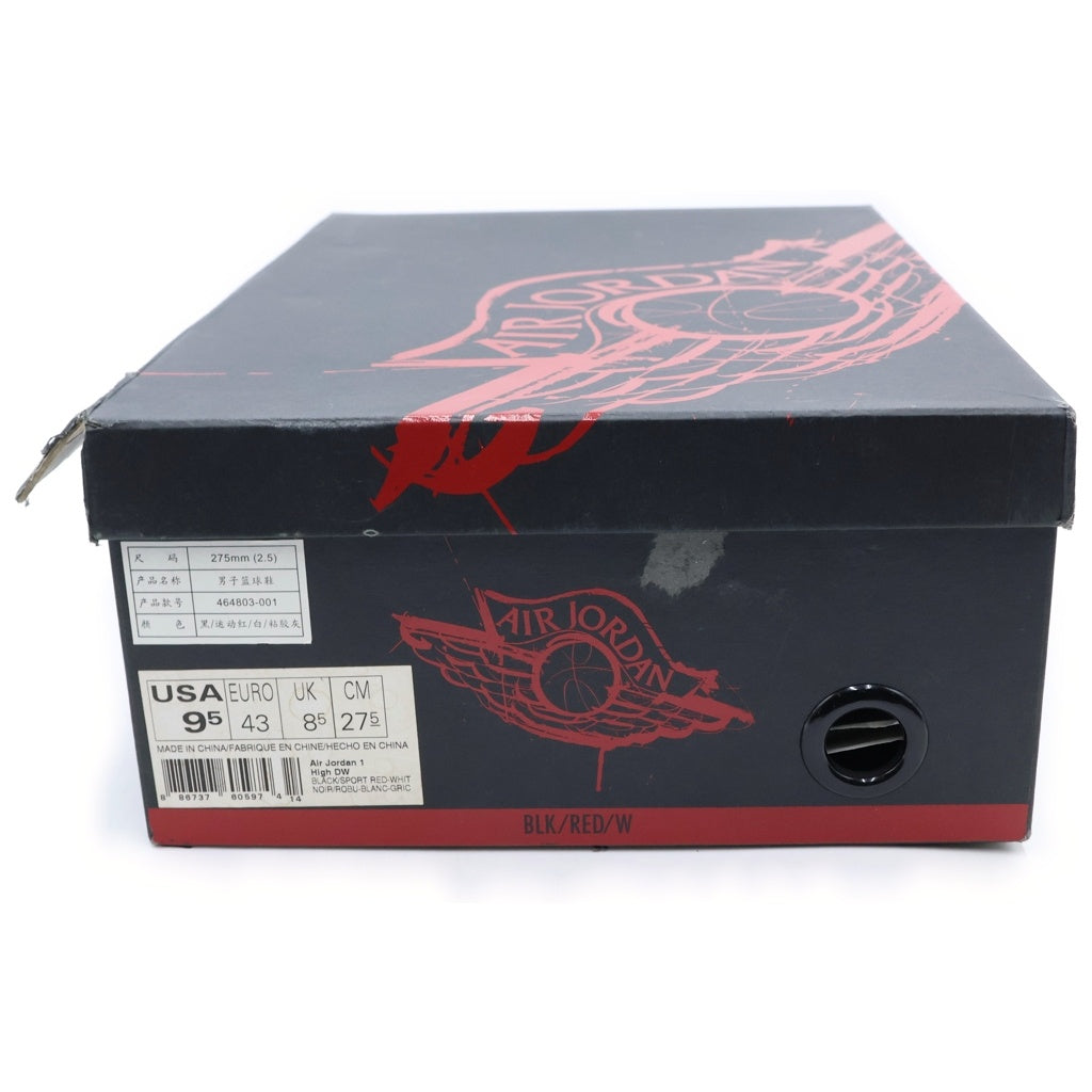 NIKE(ナイキ) ×DAVE WHITE AIR JORDAN 1 HIGH 464803-001 デイブ・ホワイト エアジョーダン1 ウィングス フォー ザ フューチャー ハイカットスニーカー US9.5/27.5cm ホワイト/レッド/ブラック