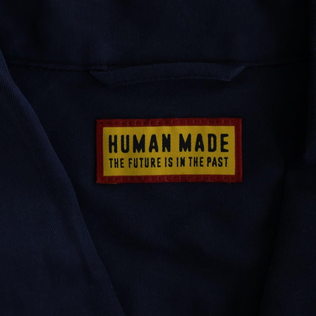 HUMAN MADE(ヒューマンメイド) POKEMON MADE ALOHA SHIRT コイキング フロント刺繍半袖アロハシャツ ネイビー XX31SH001