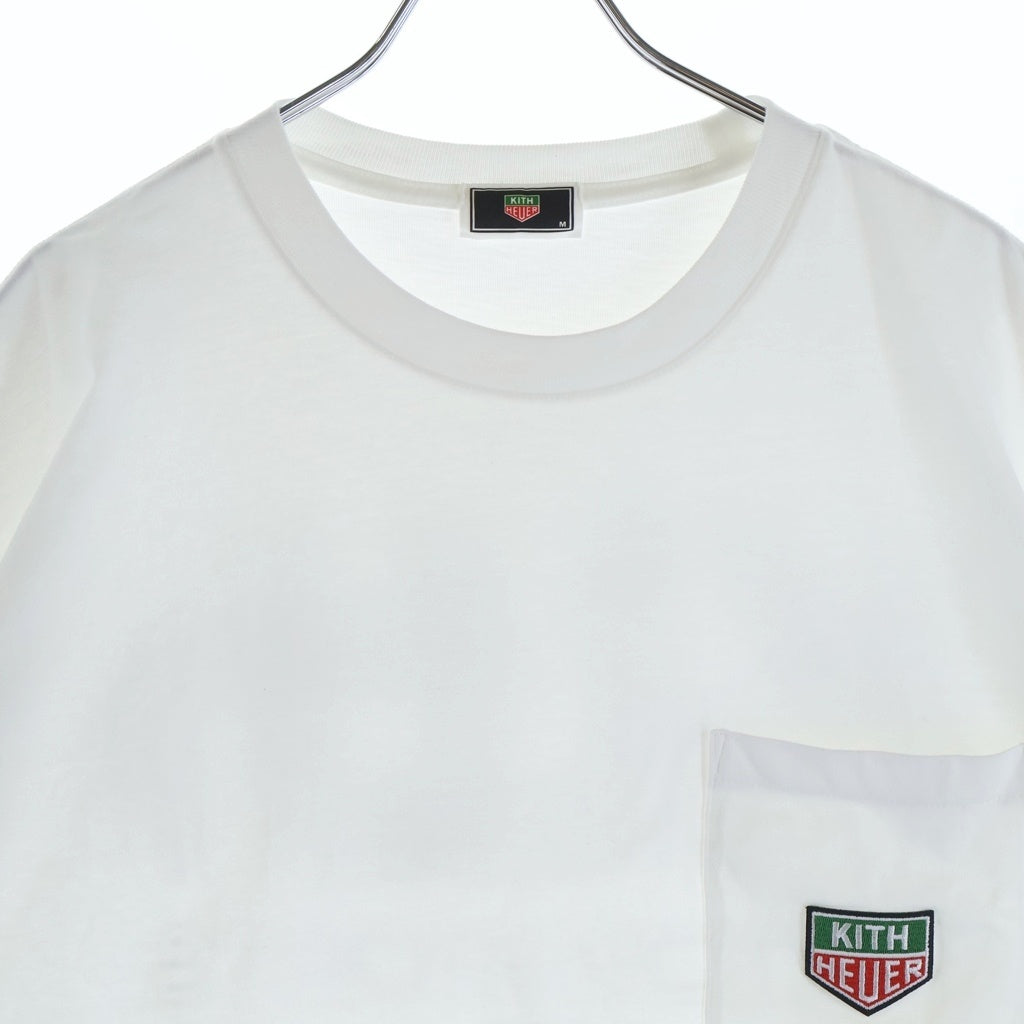KITH(キス) x TAG Heuer Formula 1 Badge Pocket Tee フォーミュラ バッジ ポケット Tシャツ ホワイト -