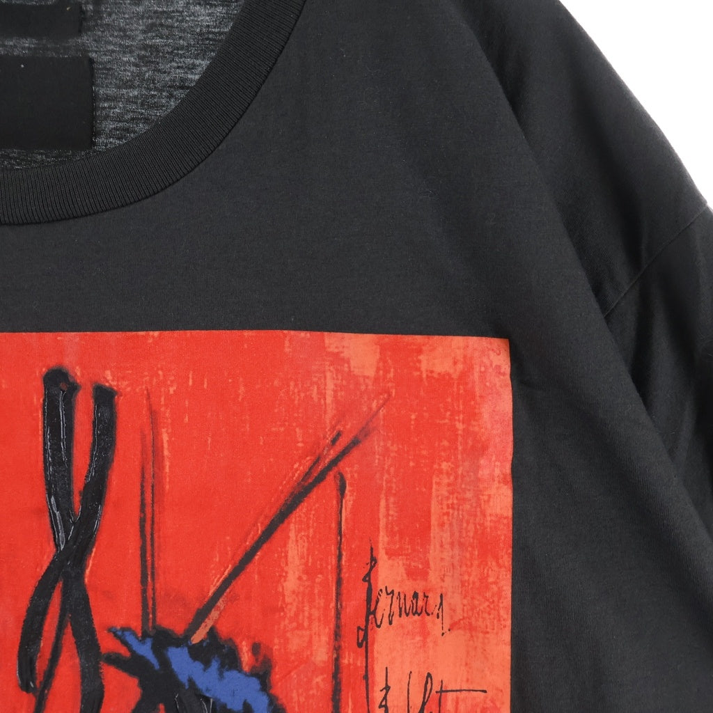 PRADA(プラダ) Bernard Buffet Graphic T-shirts ベルナールビュフェ クルーネック半袖Tシャツカットソー ブラウン ‐