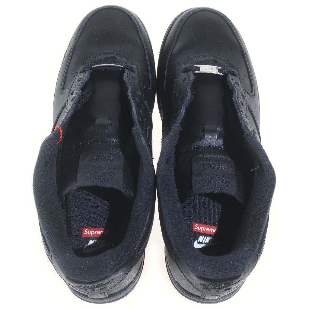 NIKE(ナイキ) ×SUPREME AIR FORCE 1 LOW CU9225-001 シュプリーム エアフォース1 ローカットスニーカー US11.5/29.5cm ブラック