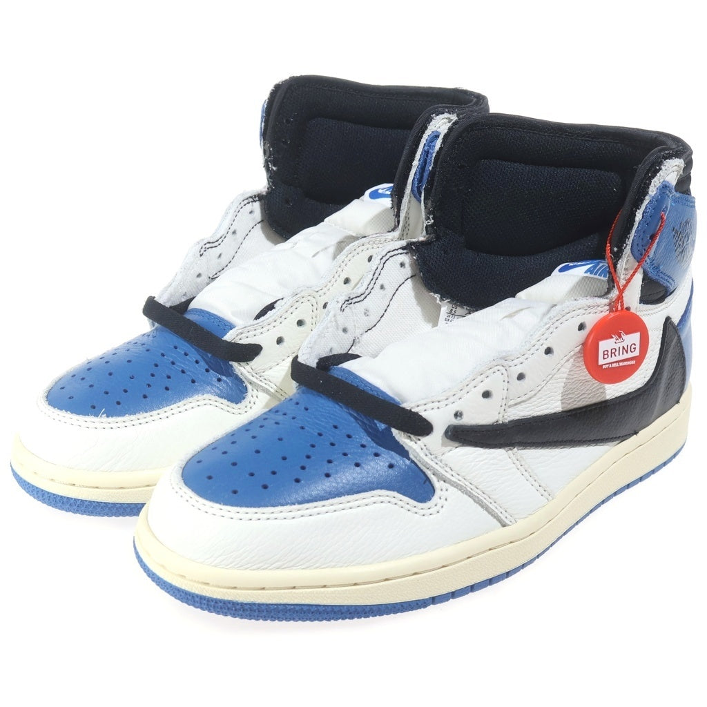 NIKE(ナイキ) ×TRAVIS SCOTT ×FRAGMENT DESIGN AIR JORDAN1 RETRO HIGH OG SP トラヴィススコット フラグメントデザイン エアジョーダン1 ハイカットスニーカー US8.5/26.5cm DH3227-105