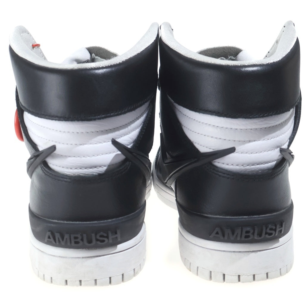 NIKE(ナイキ) ×AMBUSH DUNK HIGH アンブッシュ ダンク ハイカットスニーカー US8/26.0cm ブラック/ホワイト CU7544-001