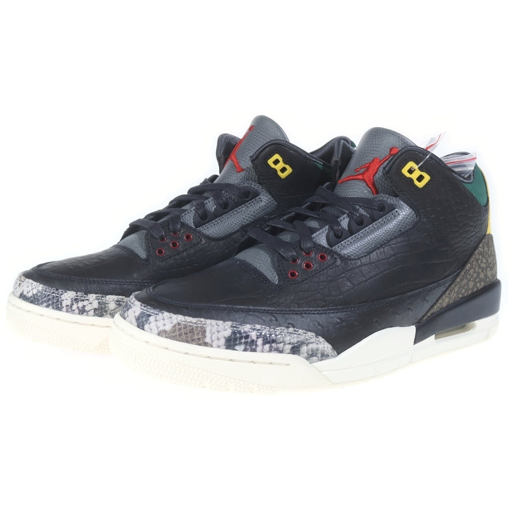 NIKE(ナイキ) AIR JORDAN 3 RETRO SE QS ANIMAL INSTINCT 2.0 CV3583-003 エアジョーダン3 アニマルインスティンクト ハイカットスニーカー US10.5/28.5cm マルチ