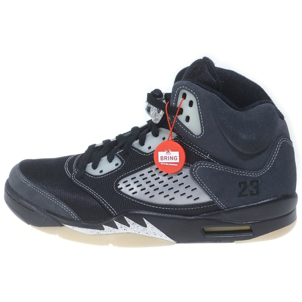 NIKE(ナイキ) AIR JORDAN ANTHRACITE エアジョーダン 5 アンスラサイト ハイカットスニーカー US10.5/28.5cm ブラック DB0731-001