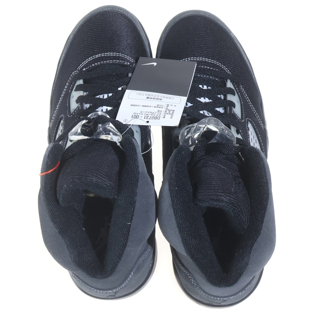 NIKE(ナイキ) AIR JORDAN ANTHRACITE エアジョーダン 5 アンスラサイト ハイカットスニーカー US10.5/28.5cm ブラック DB0731-001