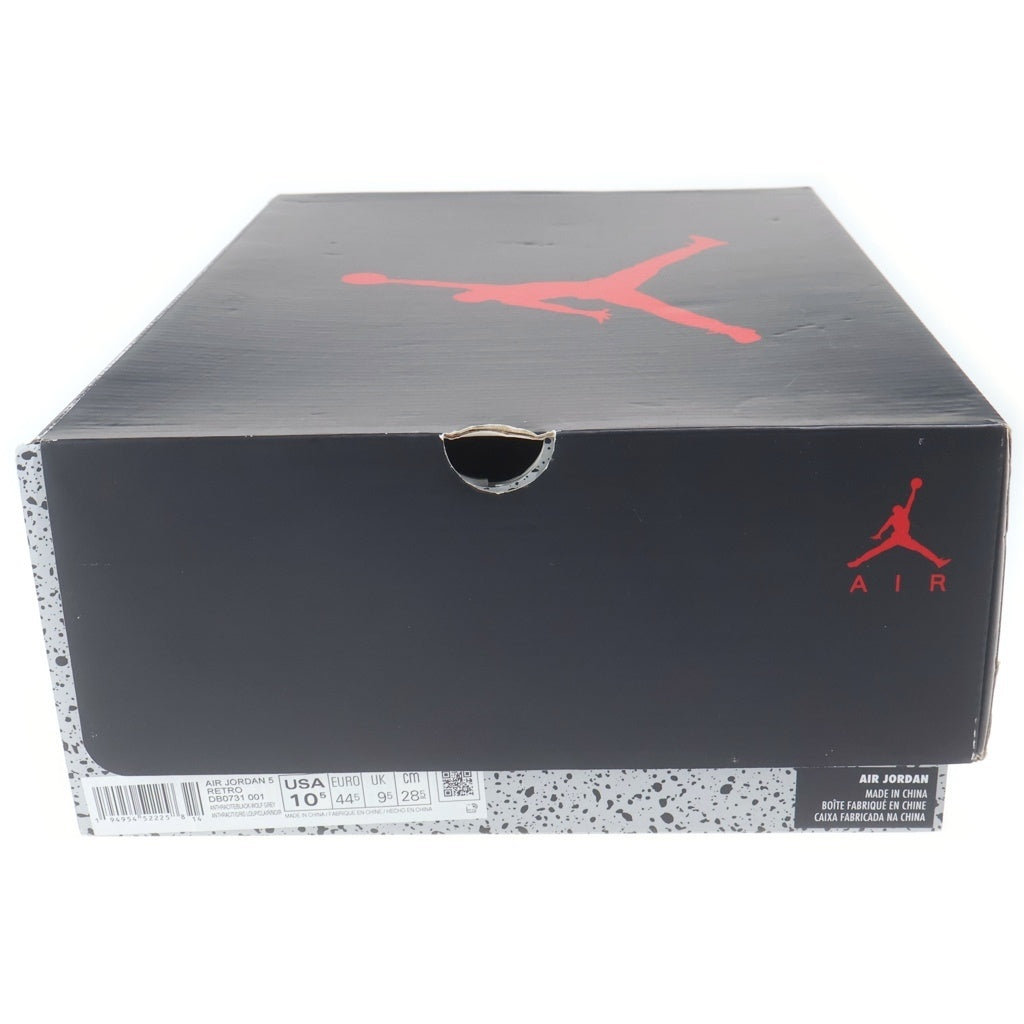 NIKE(ナイキ) AIR JORDAN ANTHRACITE エアジョーダン 5 アンスラサイト ハイカットスニーカー US10.5/28.5cm ブラック DB0731-001