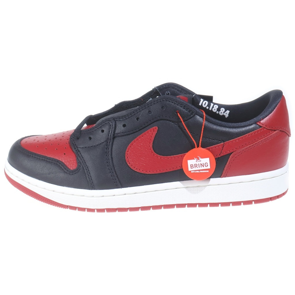NIKE(ナイキ) AIR JORDAN RETRO LOW OG エアジョーダン 1 レトロ ローカットスニーカーUS10/28.0cm ブラック/レッド/ホワイト IW6276-001