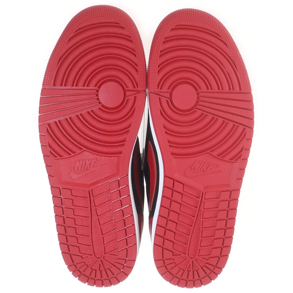 NIKE(ナイキ) AIR JORDAN RETRO LOW OG エアジョーダン 1 レトロ ローカットスニーカーUS10/28.0cm ブラック/レッド/ホワイト IW6276-001