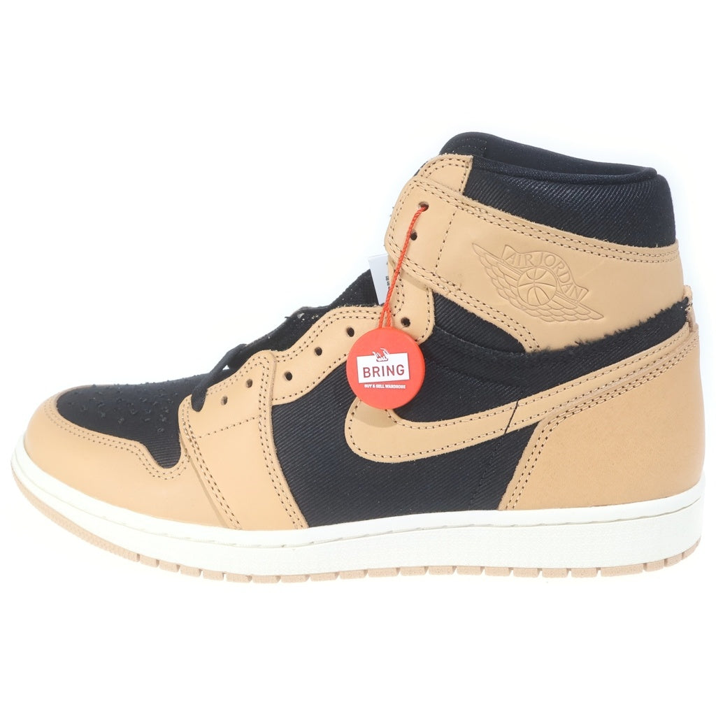 NIKE(ナイキ) AIR JORDAN 1 RETRO HIGH OG VACHETTA TAN エアジョーダン レトロ バケッタ タン ハイカットスニーカー US10.5/28.5cm ベージュ/ブラック 555088-202