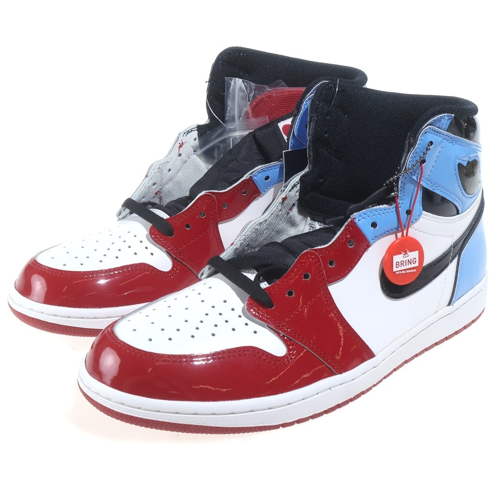 NIKE(ナイキ) AIR JORDAN1 HIGH OG FEARLESS CK5666-100 エアジョーダン1 フィアレス ハイカットスニーカー US10.5/28.5cm レッド/ブルー