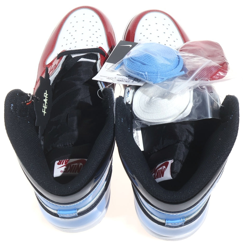 NIKE(ナイキ) AIR JORDAN1 HIGH OG FEARLESS CK5666-100 エアジョーダン1 フィアレス ハイカットスニーカー US10.5/28.5cm レッド/ブルー