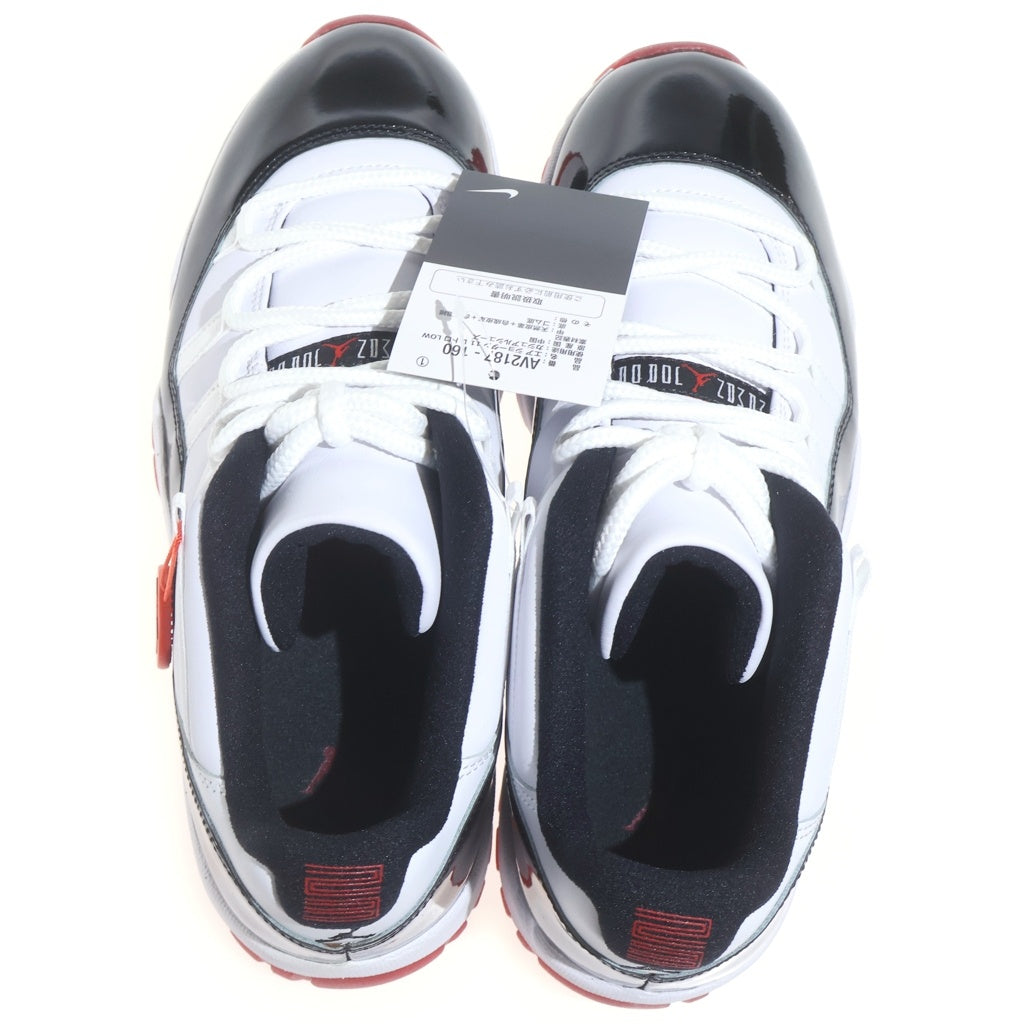 NIKE(ナイキ) AIR JORDAN 11 RETRO LOW BRED AV2187-160 エアジョーダン11 レトロ ブレッド ローカットスニーカー US10/28.0cm ブラック/レッド/ホワイト