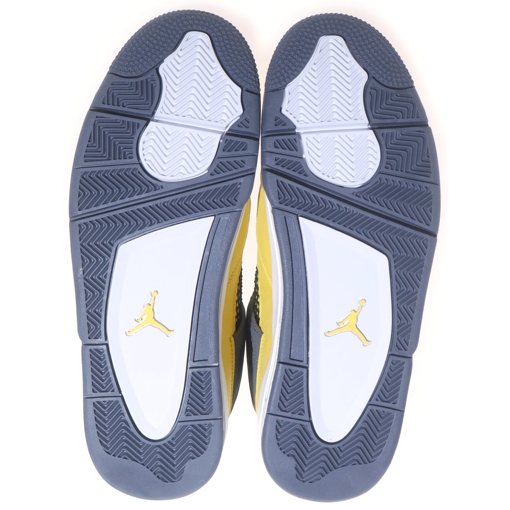 NIKE(ナイキ) AIR JORDAN RETRO TOUR YELLOW CT8527-700 エアジョーダン 4 ツアーイエロー ハイカットスニーカー US10.5/28.5cm イエロー