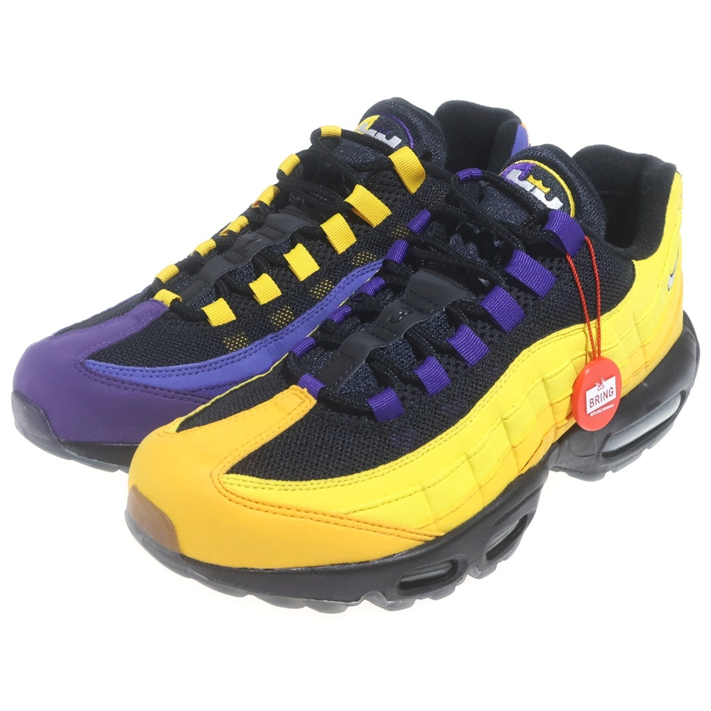 NIKE(ナイキ) AIR MAX 95 NRG LEBRON CZ3624-001 エアマックス95 エナジー レブロン ローカットスニーカー US10/28.0cm イエロー/パープル