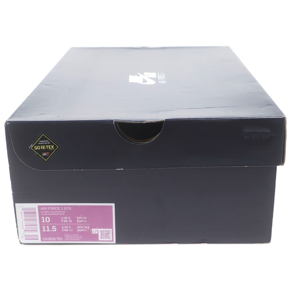 NIKE(ナイキ) AIR FORCE 1 GTX CK2630-701 エアフォース ゴアテックス ローカットスニーカー US10/28.0cm イエロー