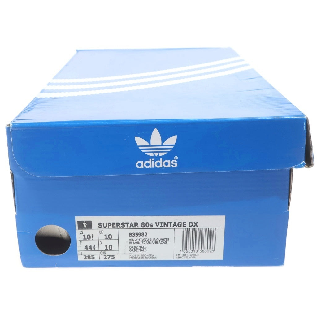 adidas(アディダス) Superstar B35982 スーパースター ローカットスニーカー US10.5/28.5cm ホワイト/レッド