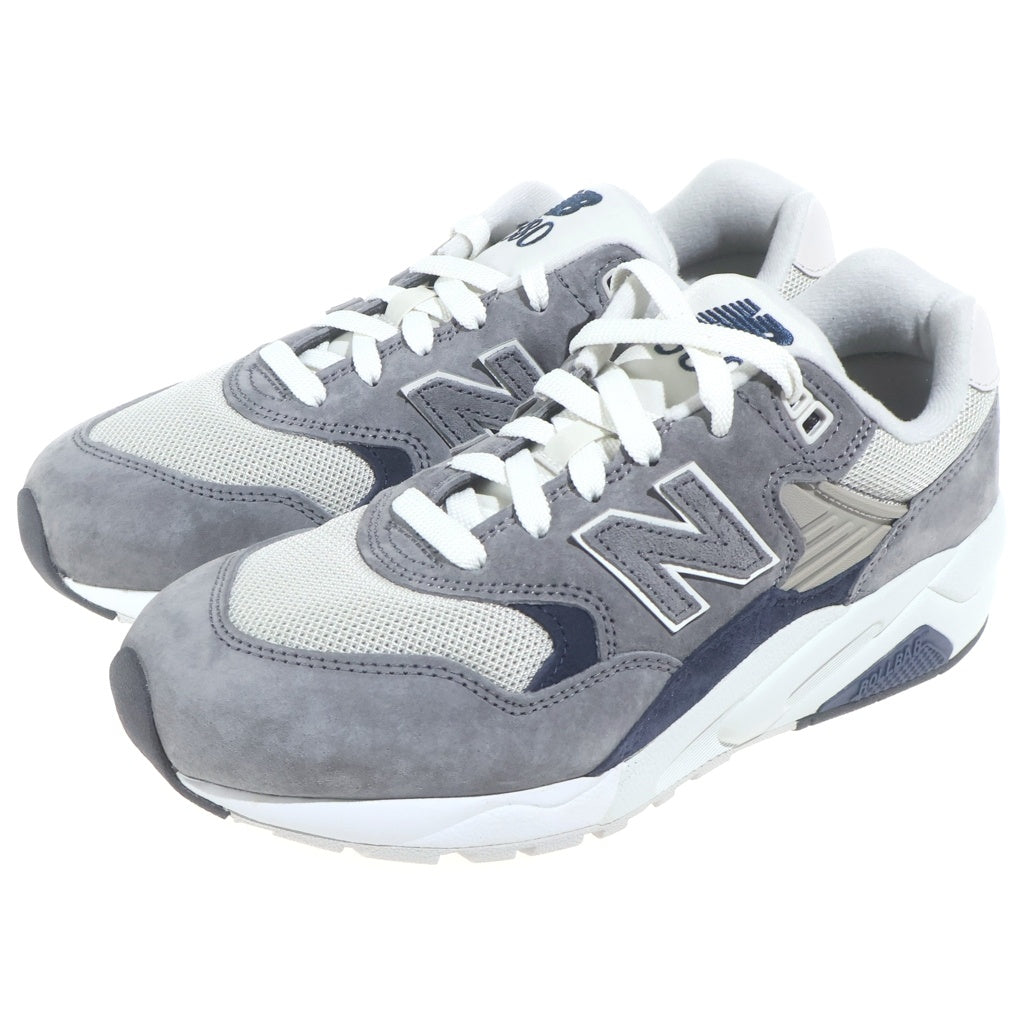 New Balance(ニューバランス) 580 MT580-RCB スウェード素材 ローカットスニーカー グレー US8/26.0cm