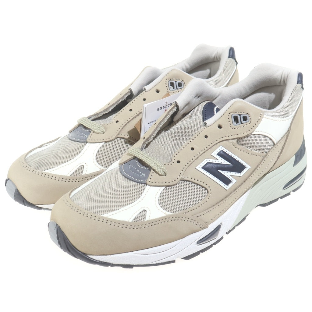 New Balance(ニューバランス) M991BTN M1906RA メッシュ切り替え ローカットスニーカー ベージュ US8/26.0cm