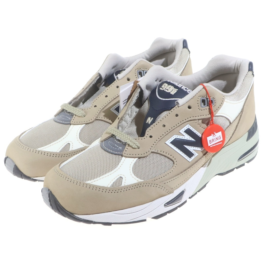 New Balance(ニューバランス) M991BTN M1906RA メッシュ切り替え ローカットスニーカー ベージュ US8/26.0cm