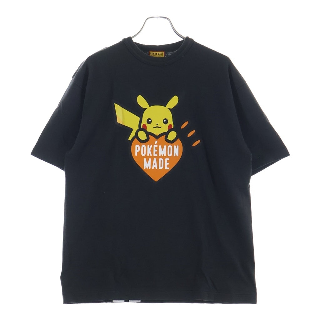 HUMAN MADE(ヒューマンメイド) 25AW xPokemon Made Graphic Tee ポケモン グラフィック 半袖Tシャツカットソー ブラック/オレンジ