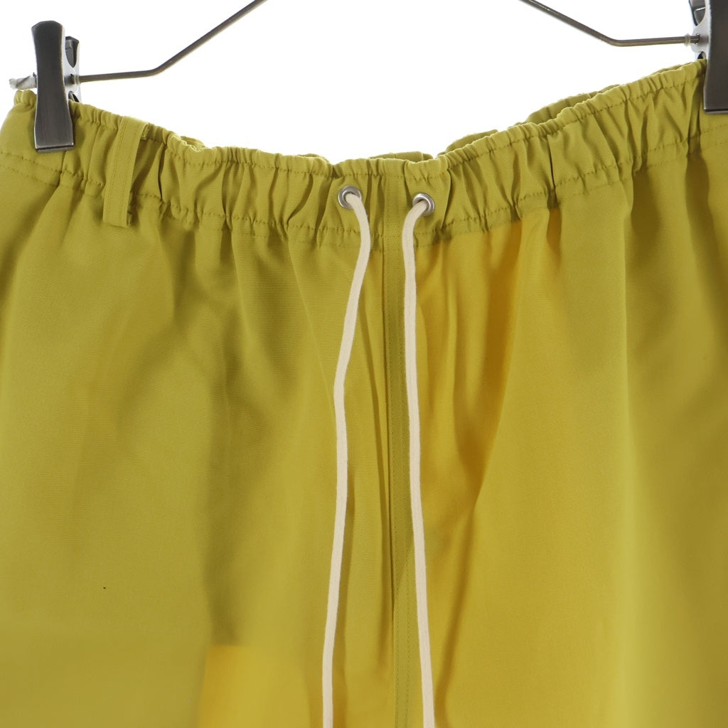 AURALEE(オーラリー) WOOL MAX CANVAS SHORTS ウール マックス キャンバス ショートパンツ A26SP04WC イエロー