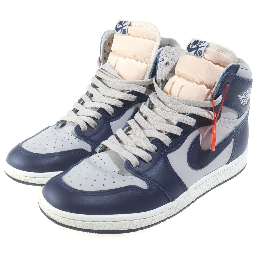 NIKE(ナイキ) AIR JORDAN 1 HIGH 85 GEORGETOWN BQ4422-400 エアジョーダン1 ジョージタウン ハイカットスニーカー ネイビー/グレー US9/27.0cm