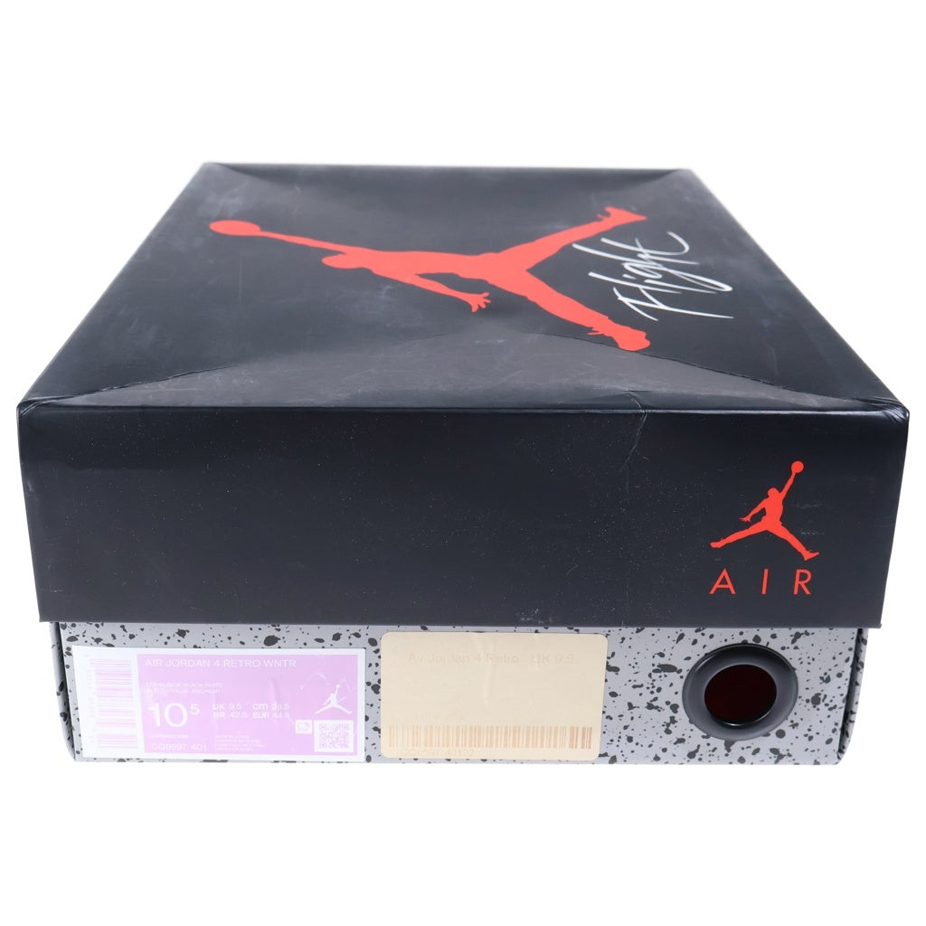 NIKE(ナイキ) AIR JORDAN 4 RETRO WNTR CQ9597-401 エアジョーダン4 ウィンター ハイカットスニーカー US10.5/28.5cm ネイビー
