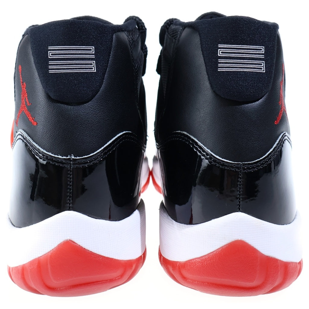 NIKE(ナイキ) AIR JORDAN 11 RETRO BRED 378037-061 エアジョーダン レトロ ブレッド ハイカットスニーカー US10.5/28.5cm ブラック/レッド