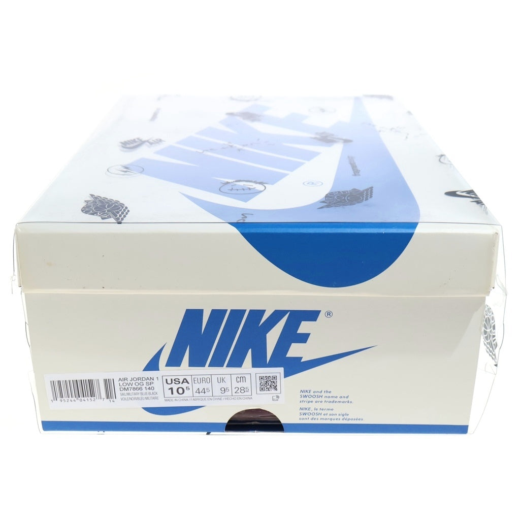NIKE(ナイキ) ×TRAVIS SCOTT FRAGMENT DESIGN AIR JORDAN 1 LOW OG SP DM7866-140 エアジョーダン1 ローカットスニーカー US10.5/28.5cm セイル/ブルー