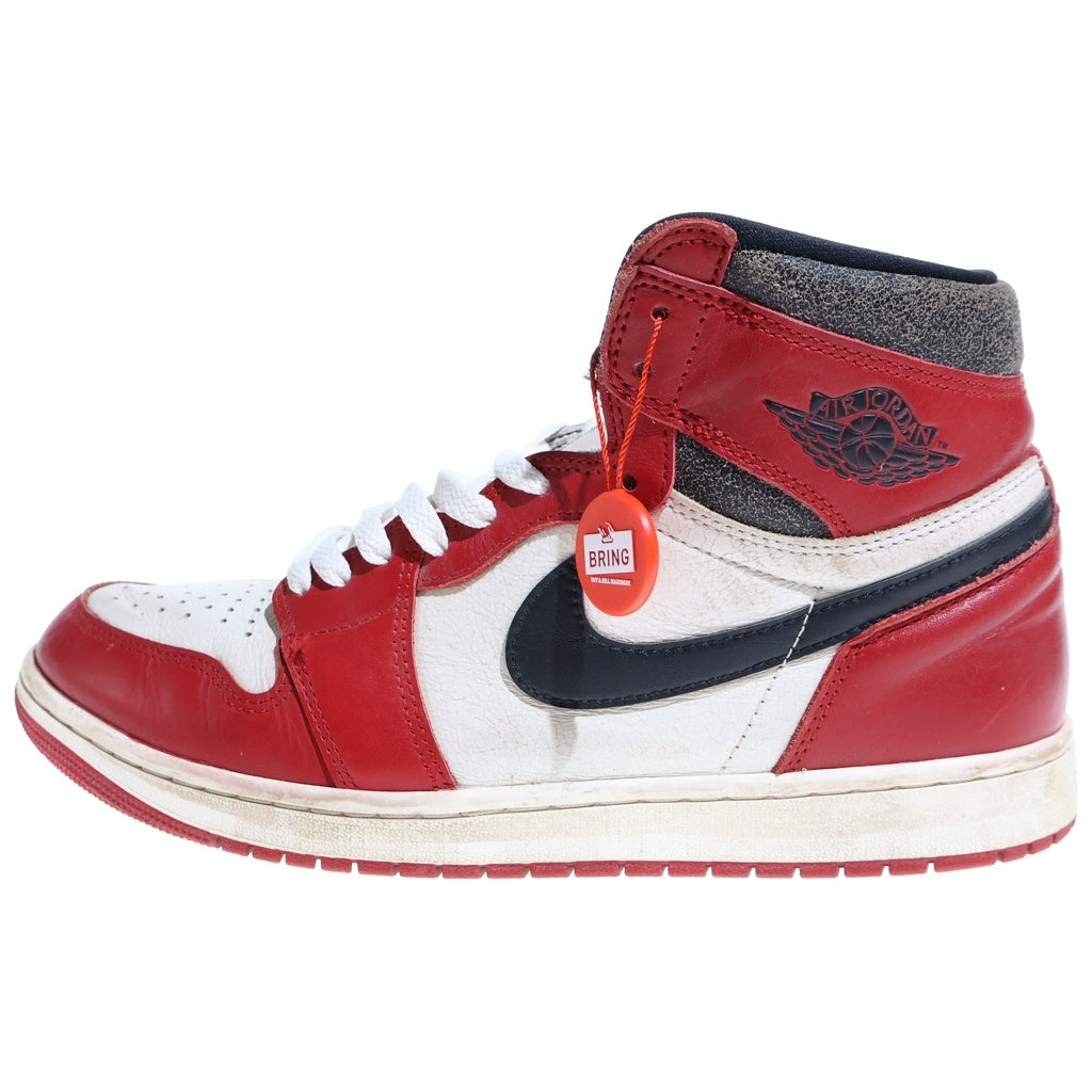 NIKE(ナイキ) AIR JORDAN 1 LOST & FOUND CHICAGO DZ5485-612 エアジョーダン1 ロストアンドファウンド シカゴ ハイカットスニーカー US11/29.0cm ホワイト/レッド/ブラック