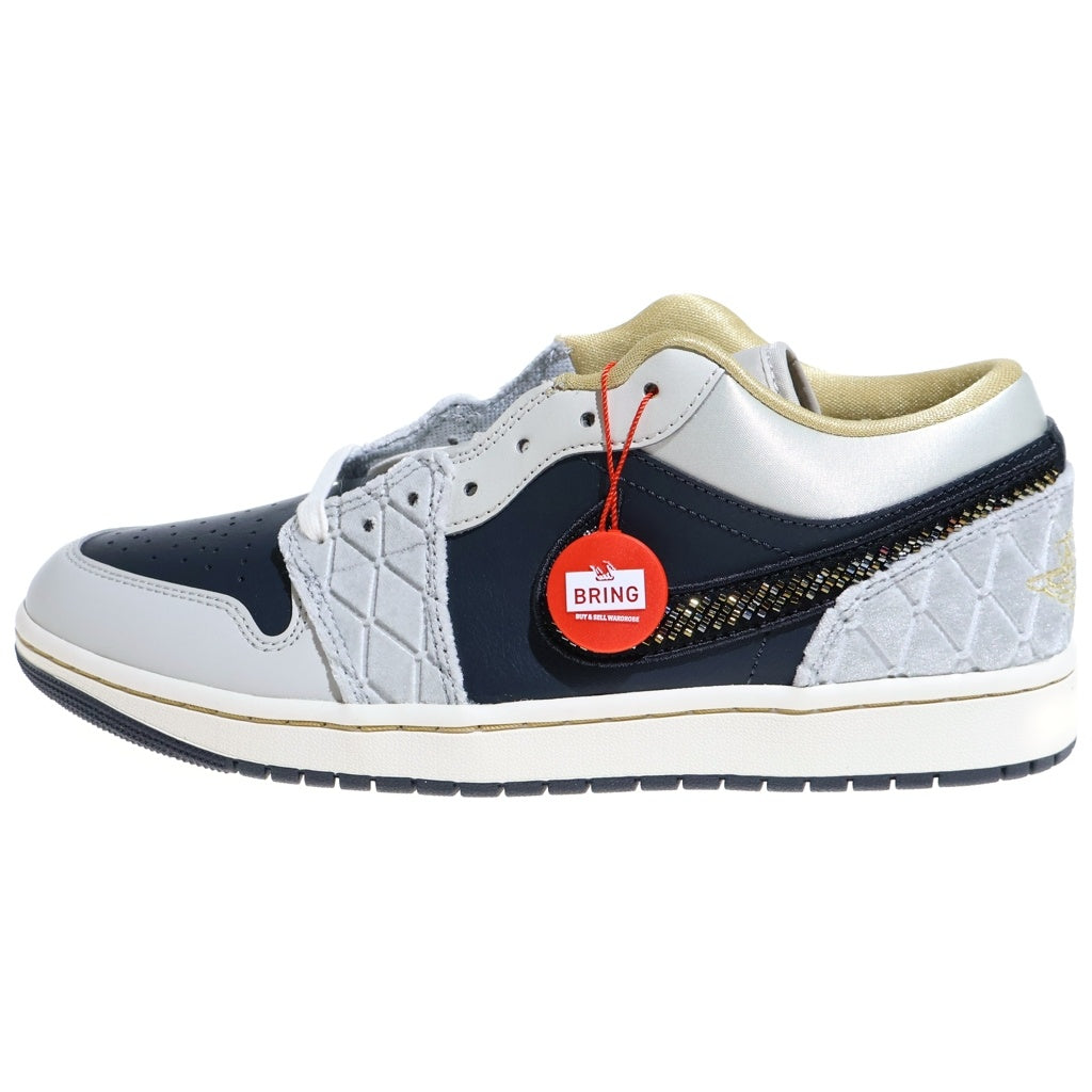 NIKE(ナイキ) AIR JODAN1 LOW DV Beaded 1762-001 エアジョーダン1 ロー ビーディド ローカットスニーカー ブラック US10.5/28.5cm