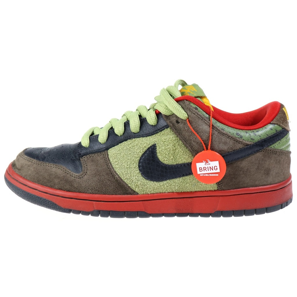 NIKE SB(ナイキエスビー) 【観賞用2009年製】DUNK LOW ASPARAGUS 313170-302 アスパラガス ダンクロー ローカットスニーカー US9.5/27.5cm カーキ