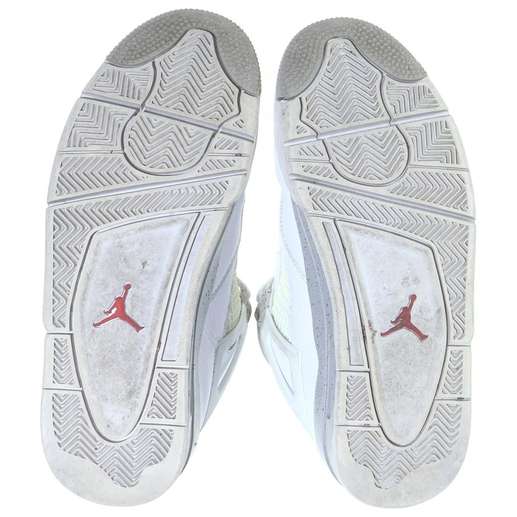 NIKE(ナイキ) AIR JORDAN 4 RETRO TECH WHITE CT8527-100 エアジョーダン4 テックホワイト ローカットスニーカー US8/26.0cm ホワイト
