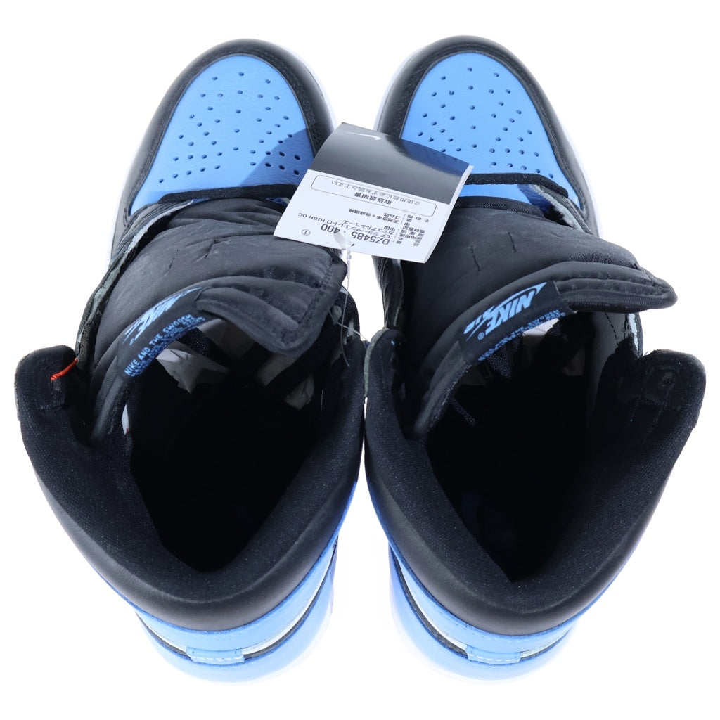 NIKE(ナイキ) AIR JORDAN 1 RETRO HI OG UNIVERSITY BLUE DZ5485-400 エアジョーダン1 ユニバーシティブルー ハイカットスニーカー US8/26.0cm ホワイト/ブルー