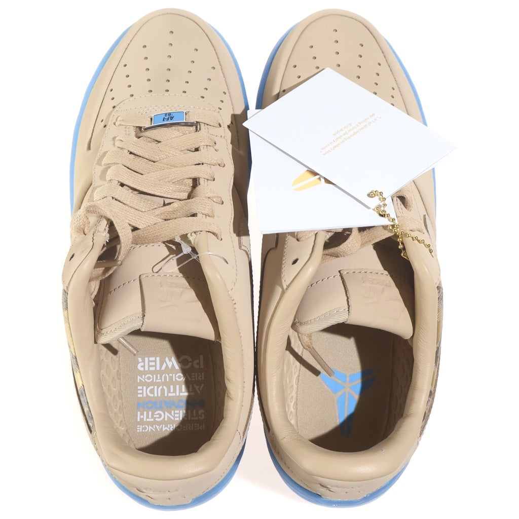 NIKE(ナイキ) ×KOBE BRYANT AIR FORCE 1 LOW PROTRO IH1018-200 コービーブライアント エアフォース1 プロトロ ローカットスニーカー US8/26.0cm ベージュ/ブルー