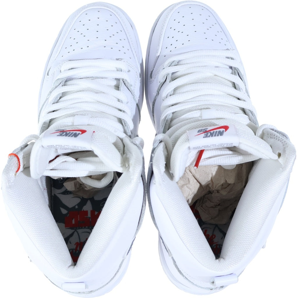 NIKE SB(ナイキエスビー) DUNK HIGH PRO ISO OSKI ダンク オスキー ハイカットスニーカー US8.5/26.5cm ホワイト/グレー DC8908-105