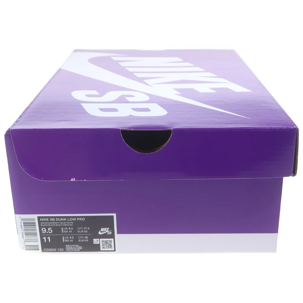 NIKE SB(ナイキエスビー) ×NICOLE HAUSE DUNK LOW FZ8802-100 ニコールハウゼ ダンク ローカットスニーカー US9.5/27.5cm ブルー/ホワイト