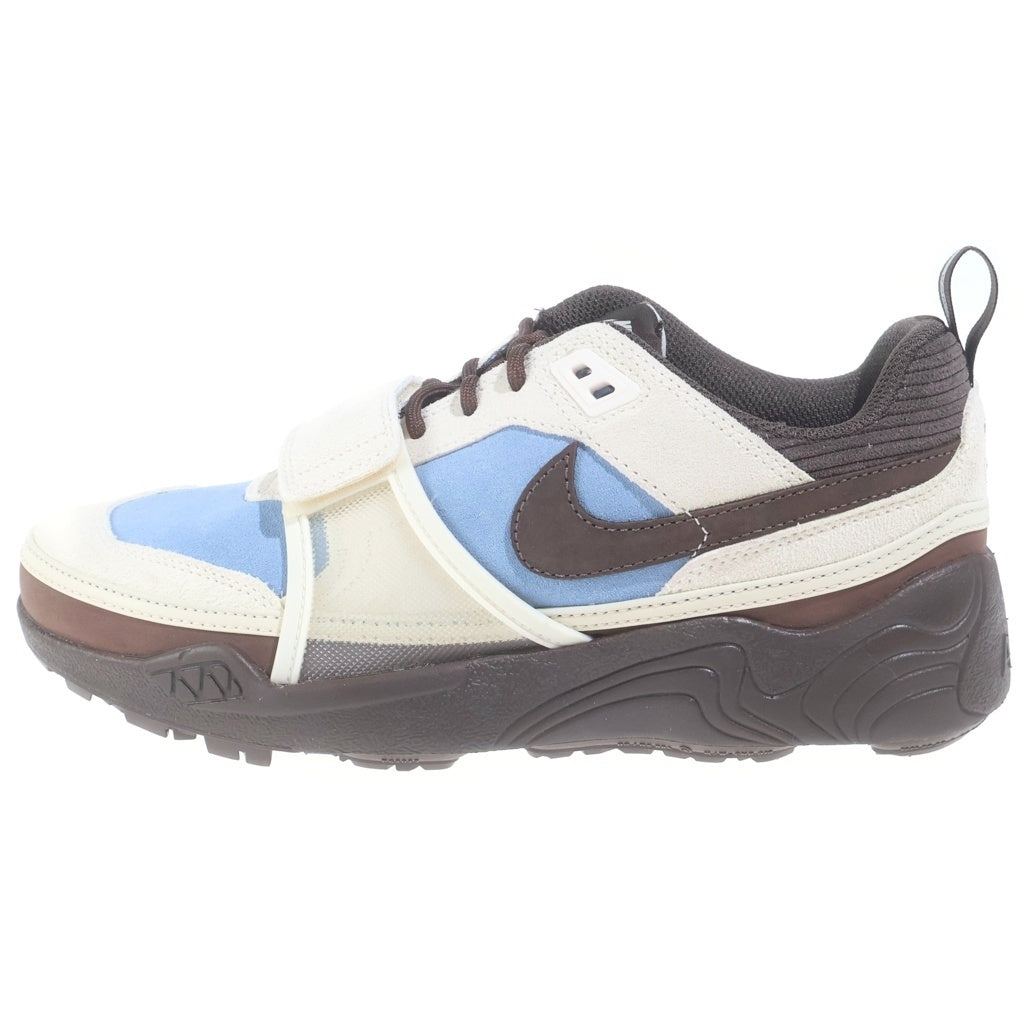 NIKE(ナイキ) ×TRAVIS SCOTT ZOOM FIELD JAXX HQ3072-400 トラヴィススコット ズームフィールドジャックス ローカットスニーカー US9/27.0cm ブラウン/ブルー