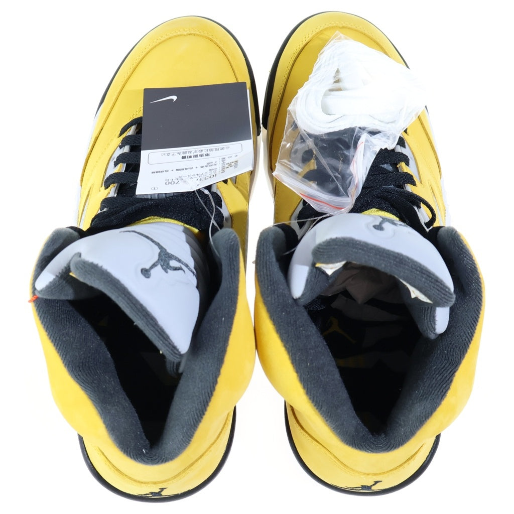 NIKE(ナイキ) AIR JORDAN5 RETRO TOKYO 23 エアジョーダン5 レトロ トーキョー23 ハイカットスニーカー US8/26.0cm イエロー IO3372-700