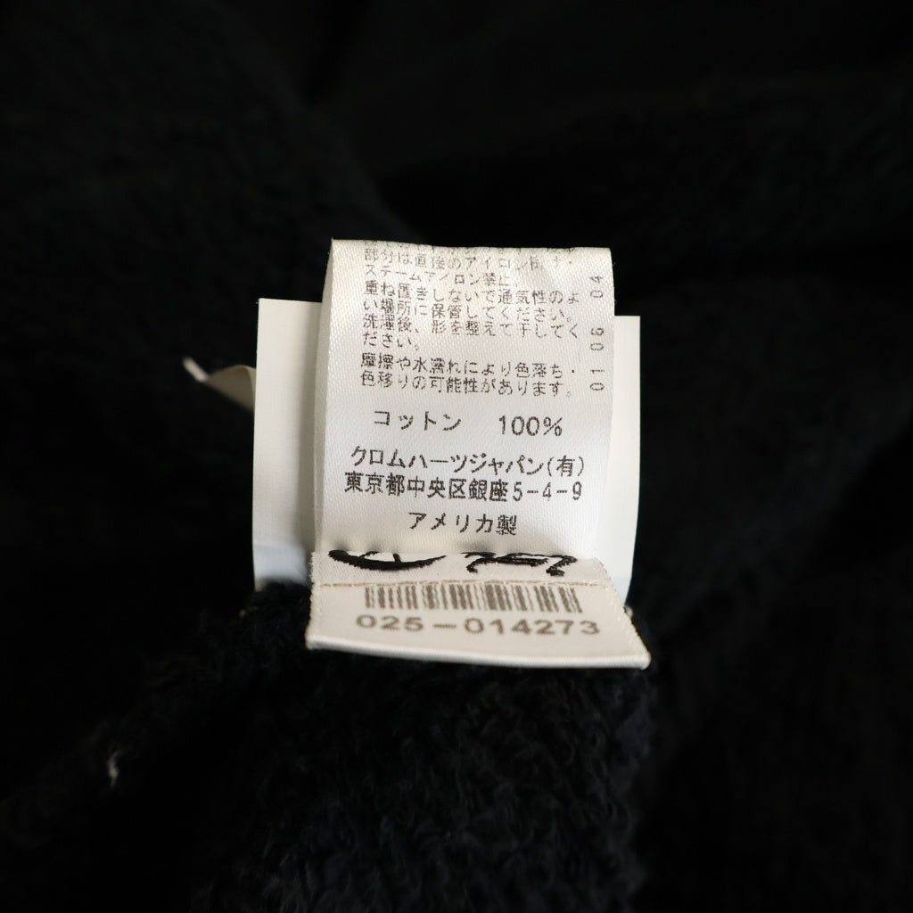 CHROME HEARTS(クロムハーツ) Y NOT Tonal Monogram Cross ワイノット トーナル モノグラムクロス プルオーバーパーカー ブラック