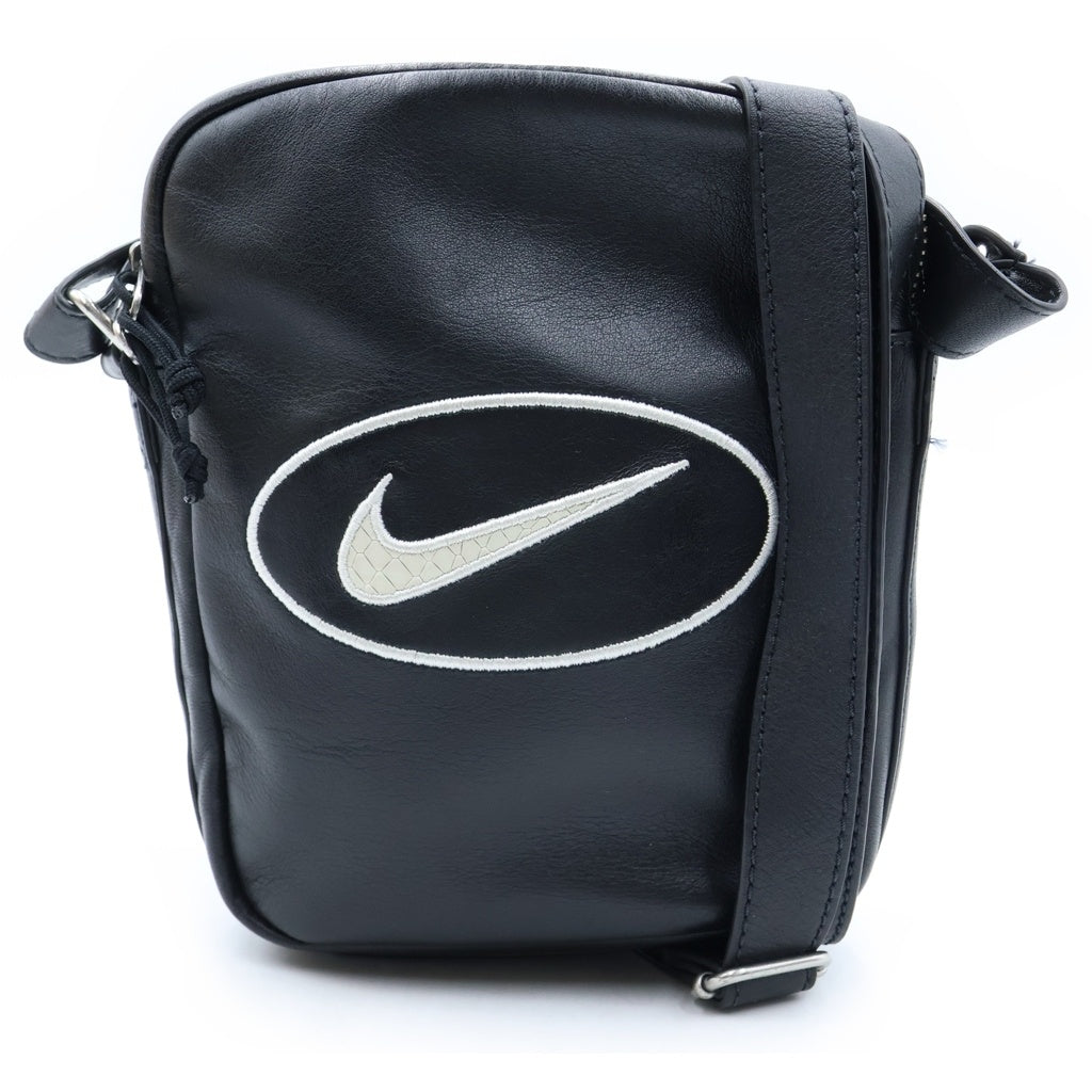 SUPREME(シュプリーム) 25SS x Nike Leather Shoulder Bag ナイキ レザー ショルダーバッグ HJ7964-045 ブラック